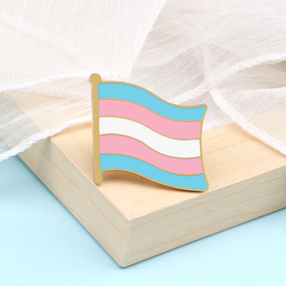 Transgender Flag Enamel Pin