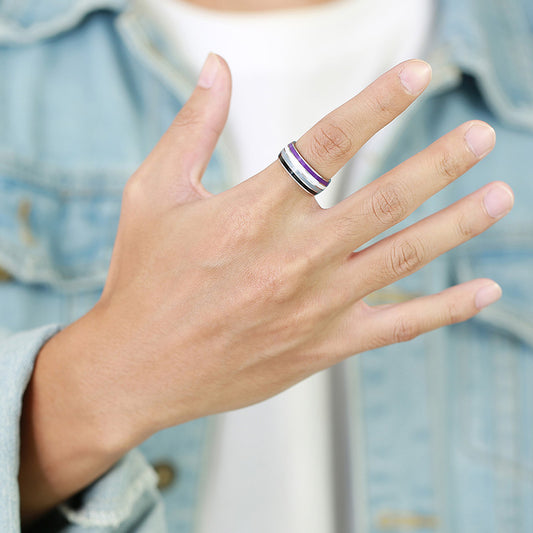 Asexual Colour Block Ring