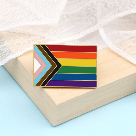 Inclusive Progress Enamel Pin