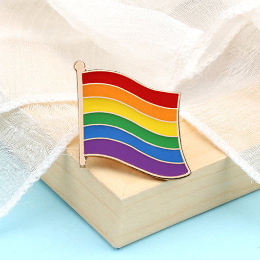 Rainbow Pride Flag Enamel Pin