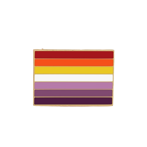 Lesbian Pride Flag Enamel Pin